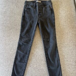 Madewell Women's Black Cropped Skinny Jeans